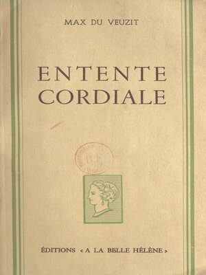 cover image of Entente cordiale